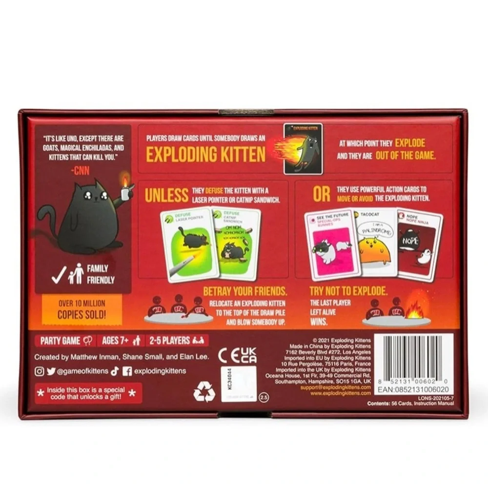 Exploding Kittens Card Game - Picture 2 of 7